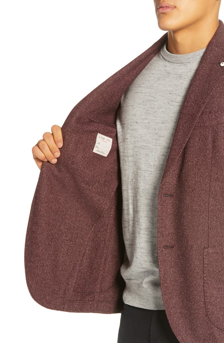 L.B.M. 1911 Trim Fit Solid Wool Blend Sport Coat, Alternate, color, 
