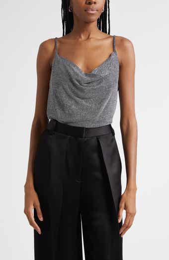 Carla Metallic Cowl Neck Camisole
