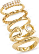 Nordstrom Set of 5 Assorted Stacking Rings