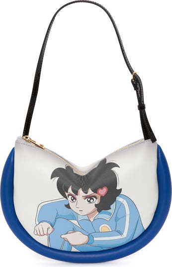 JW Anderson x 'Run Hany' Bumper Moon Leather Shoulder Bag | Nordstrom