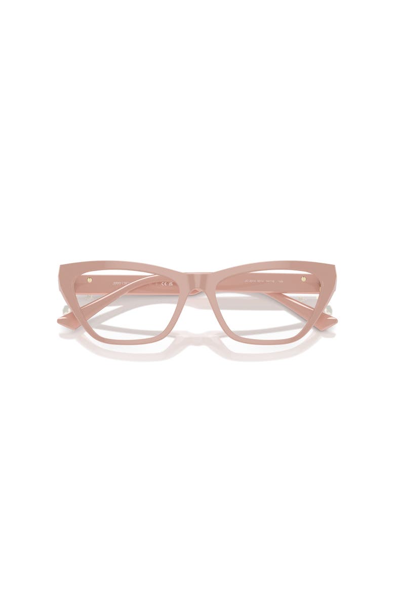 Jimmy Choo 54mm Cat Eye optical glasses, Alternate, color, Pink