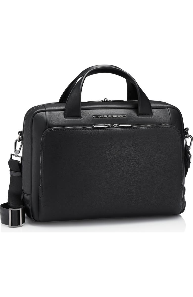 Porsche Design Roadster Water Resistant Leather Briefcase, Alternate, color,