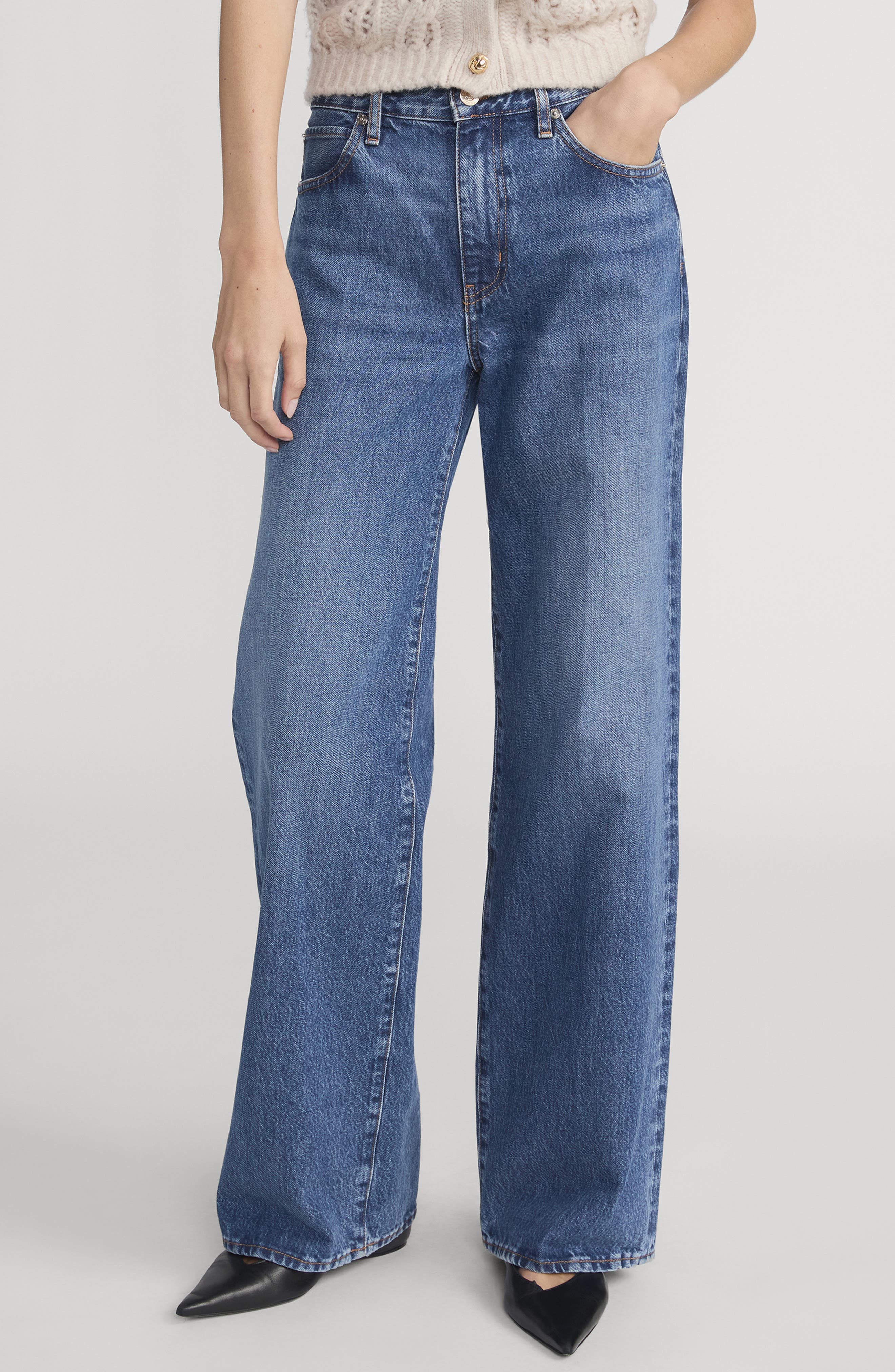 The Stroll High Waist Wide Leg Jeans