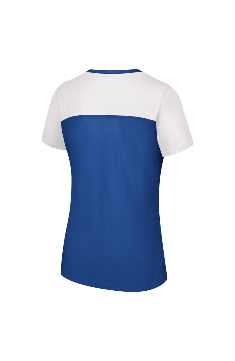 G-III 4HER BY CARL BANKS Women's G-III 4Her by Carl Banks Royal Kyle Larson Cheer Color Blocked T-Shirt, Alternate, color, Royal