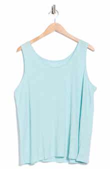 Eileen Fisher Scoop Neck Organic Linen Tank