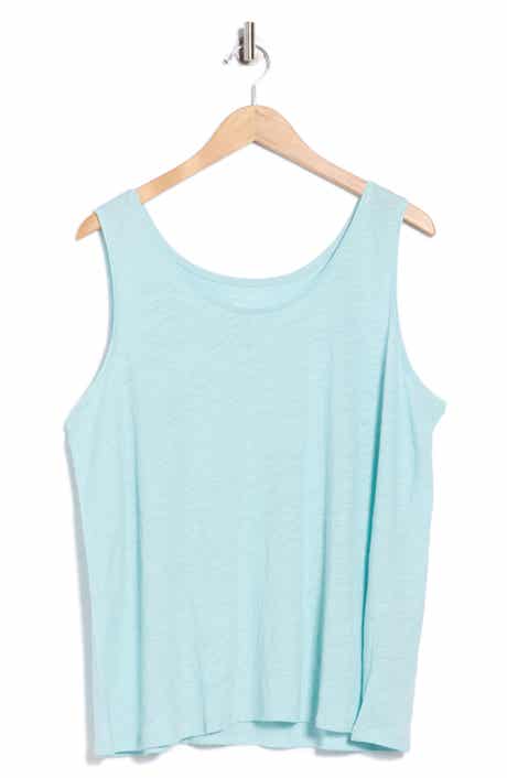 Eileen Fisher Scoop Neck Organic Linen Tank