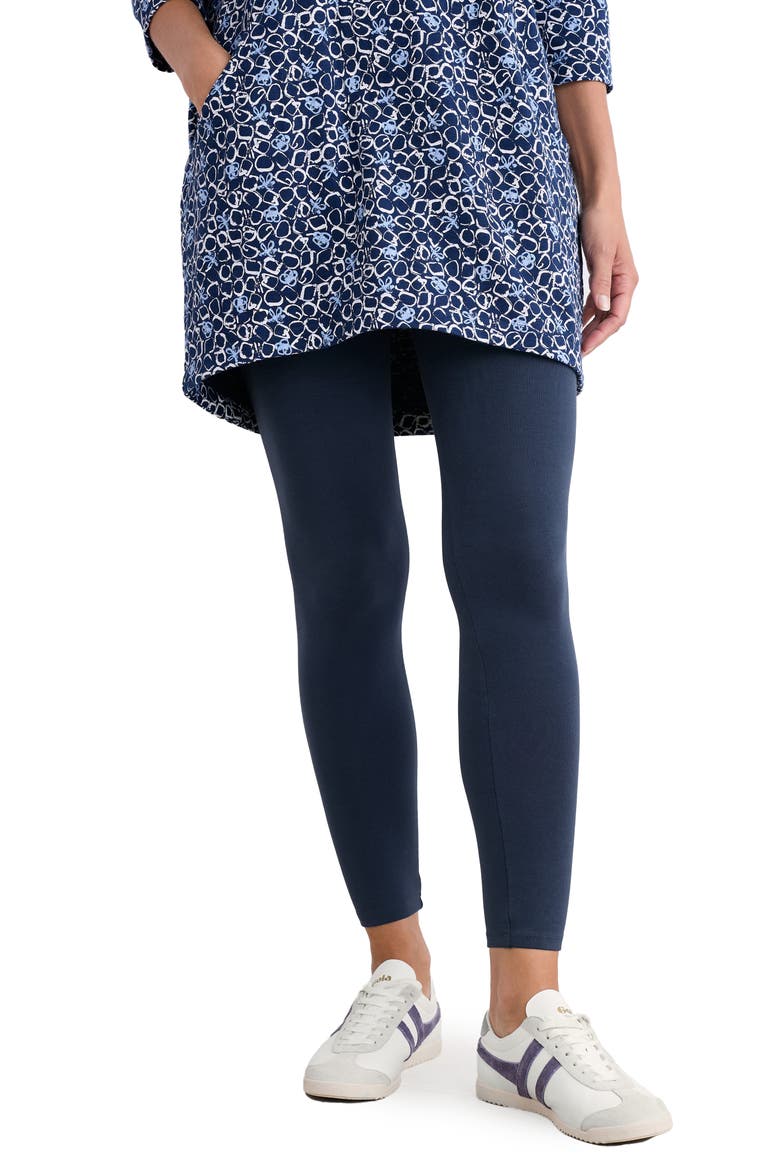 Sea Dance Cotton Leggings, Main, color, MIDNIGHT