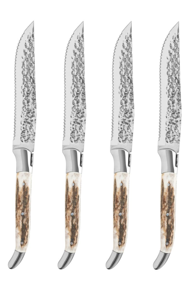FRENCH HOME Laguiole Steak Knife - Set of 4, Main, color, Horn