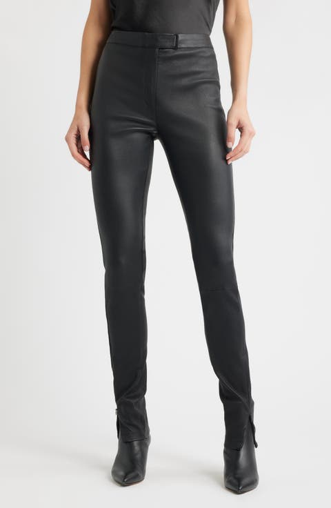 Simax Slim Fit Leather Pants