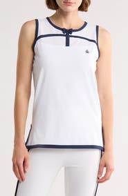 Original Penguin Bow Mixed Media Tank