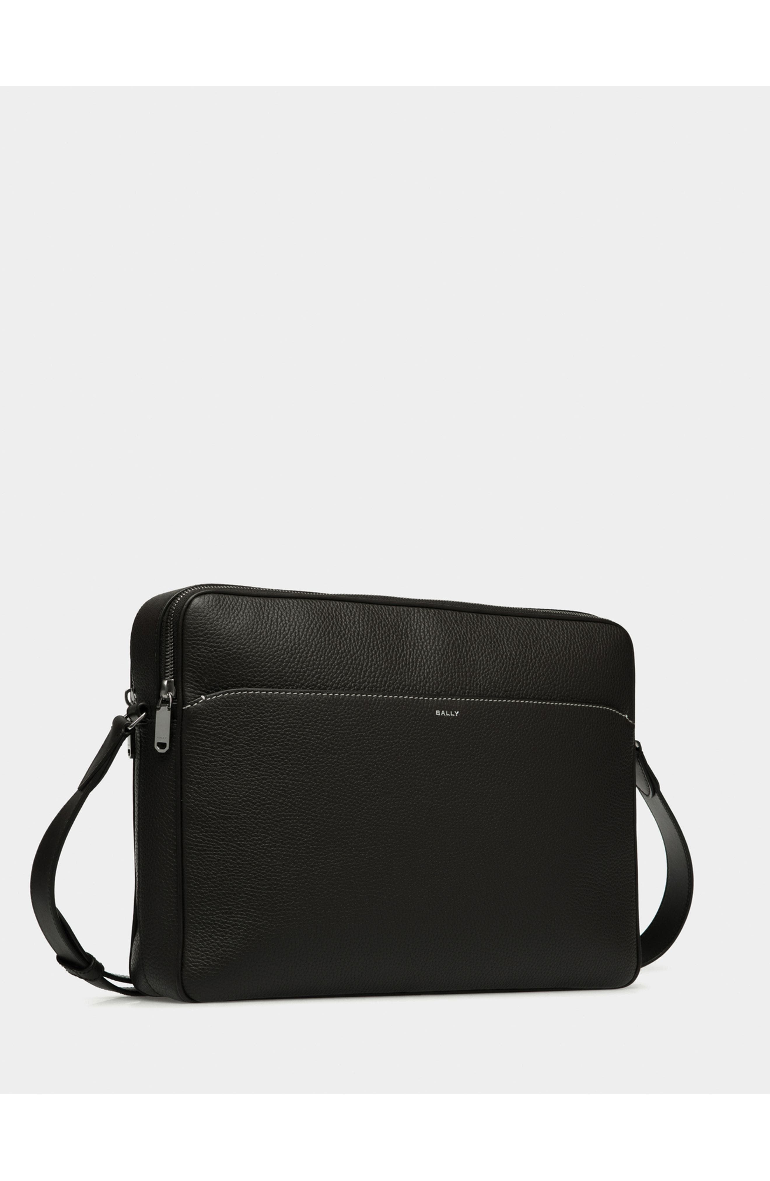 Bally Oeden Crossbody Bag, Alternate, color, Black
