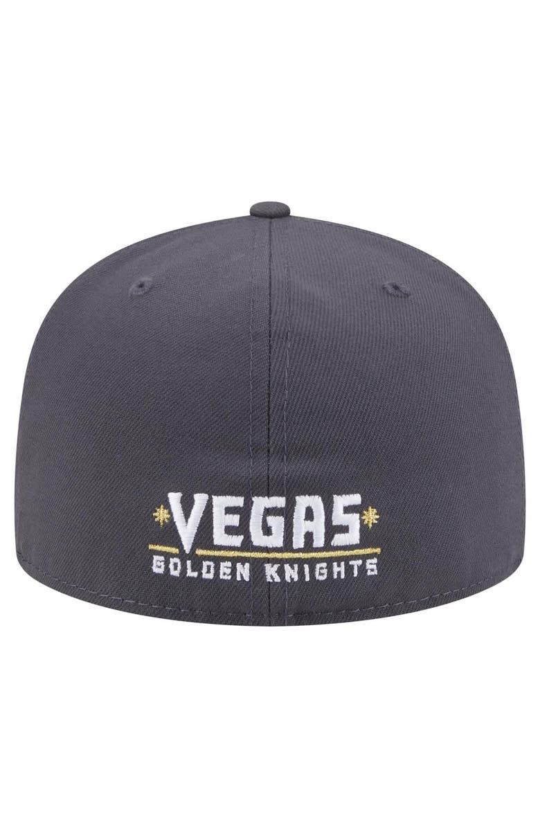 New Era Men's New Era  Black Vegas Golden Knights Deceptor 59FIFTY Fitted Hat, Alternate, color, 