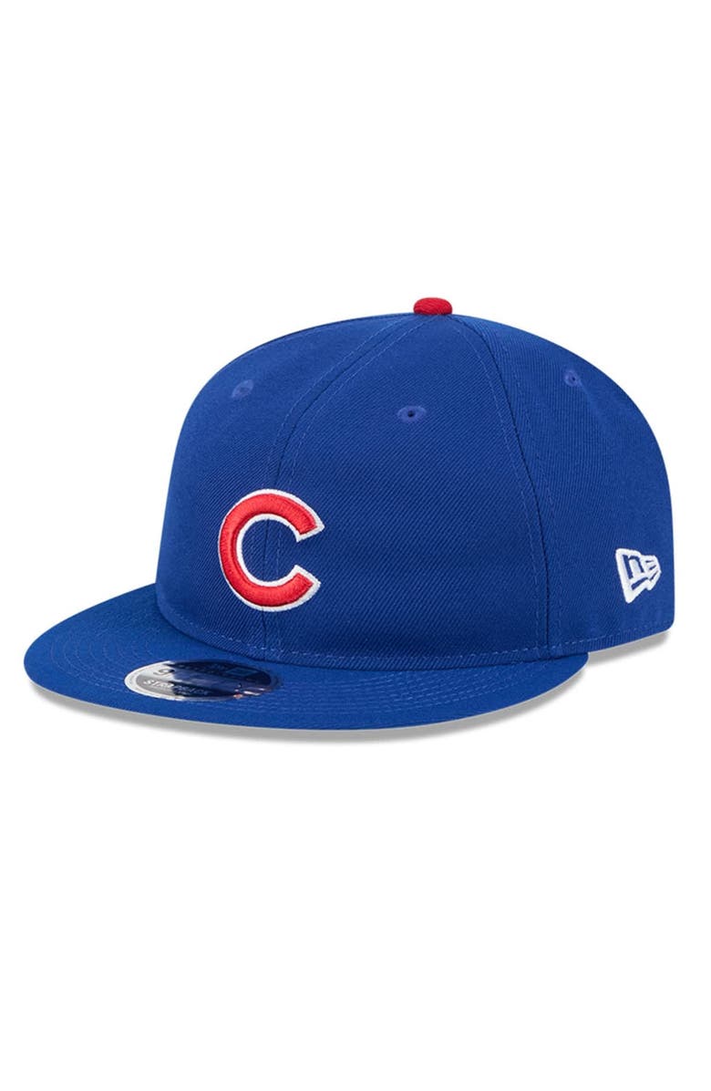 New Era Men's New Era Royal Chicago Cubs Baseball Hall of Fame Retro Crown 9FIFTY Adjustable Hat, Alternate, color, Royal