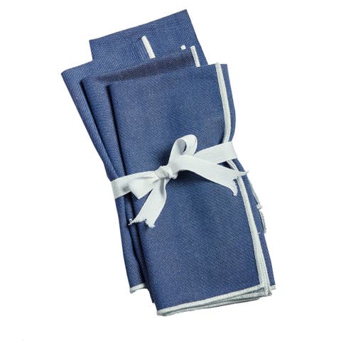 Color Pop Napkin S/4 Blue Multi Cotton Summer
