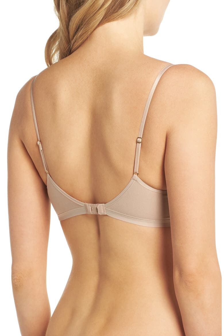 Understated Underwire T-Shirt Bra, Alternate, color, CAFE