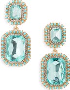 Tasha Double Stone Drop Earrings