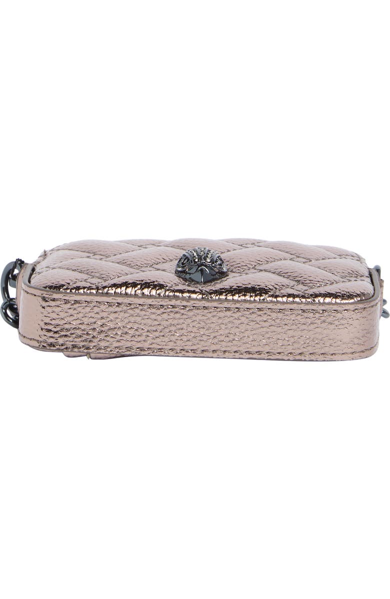 Kurt Geiger London Micro Kensington Quilted Camera Bag, Alternate, color, Gunmetal