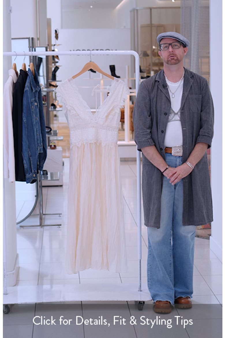 Eloise Mixed Media Midi Dress video