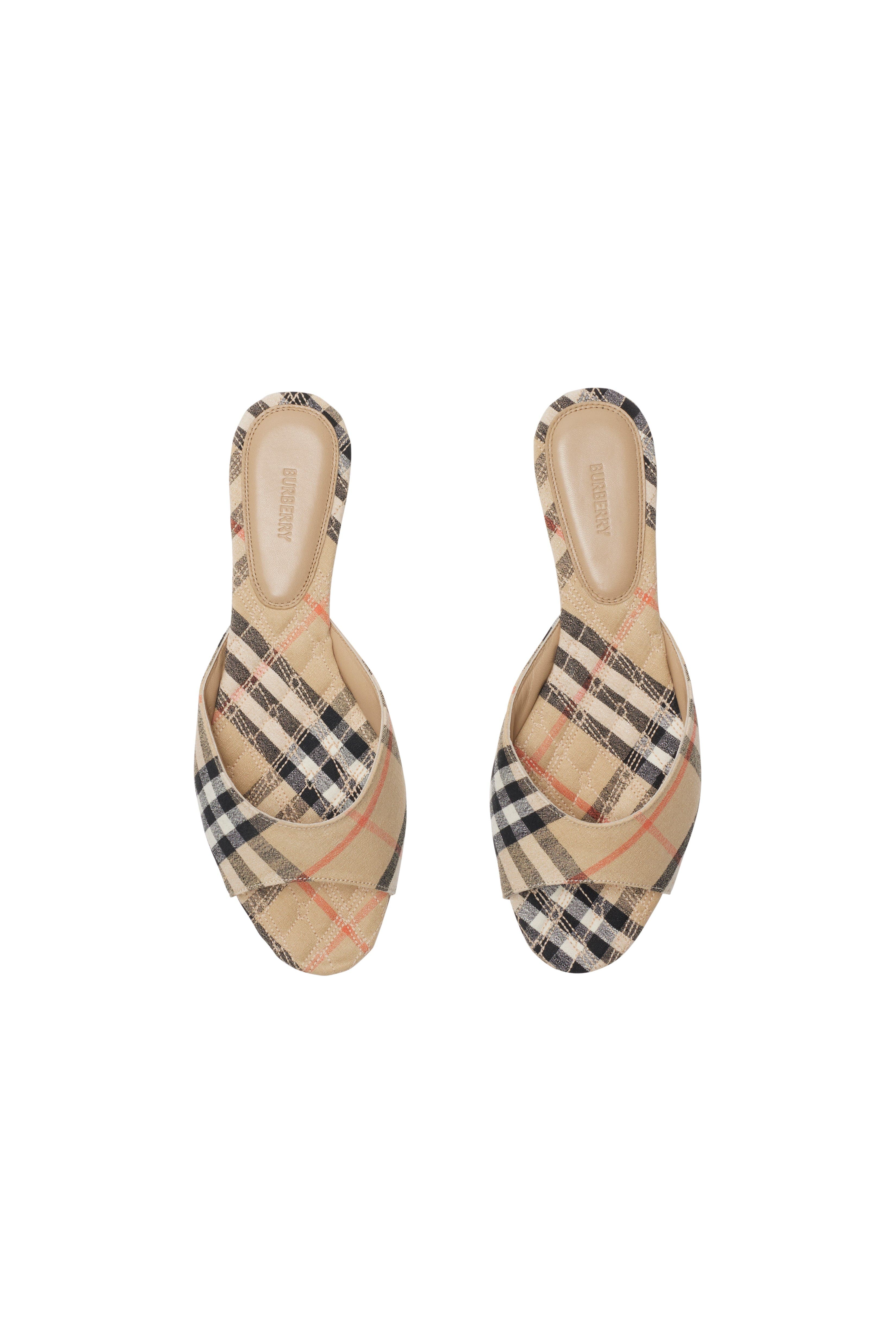 Check Mews Slides, Alternate, color, Sand
