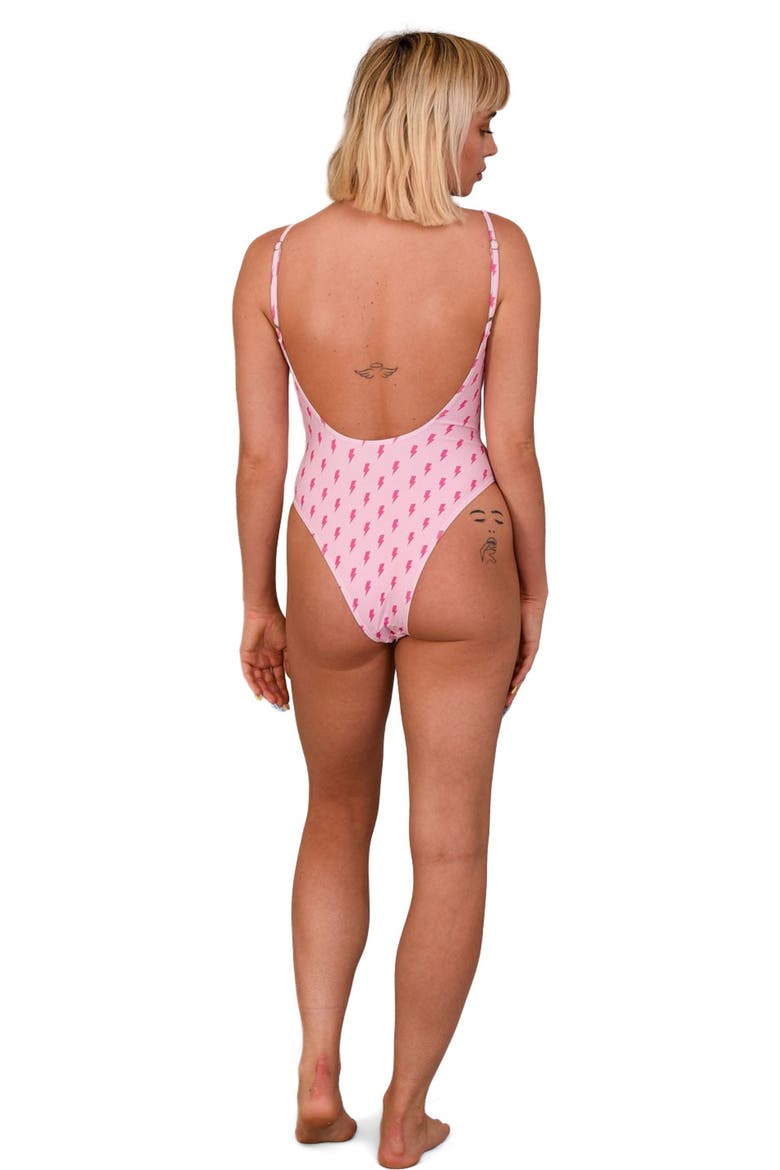 Strike of Luck Women's Swim Suit, Alternate, color, Medium Pink