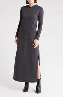 GO COUTURE Hooded Maxi Dress