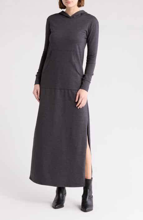 GO COUTURE Hooded Maxi Dress
