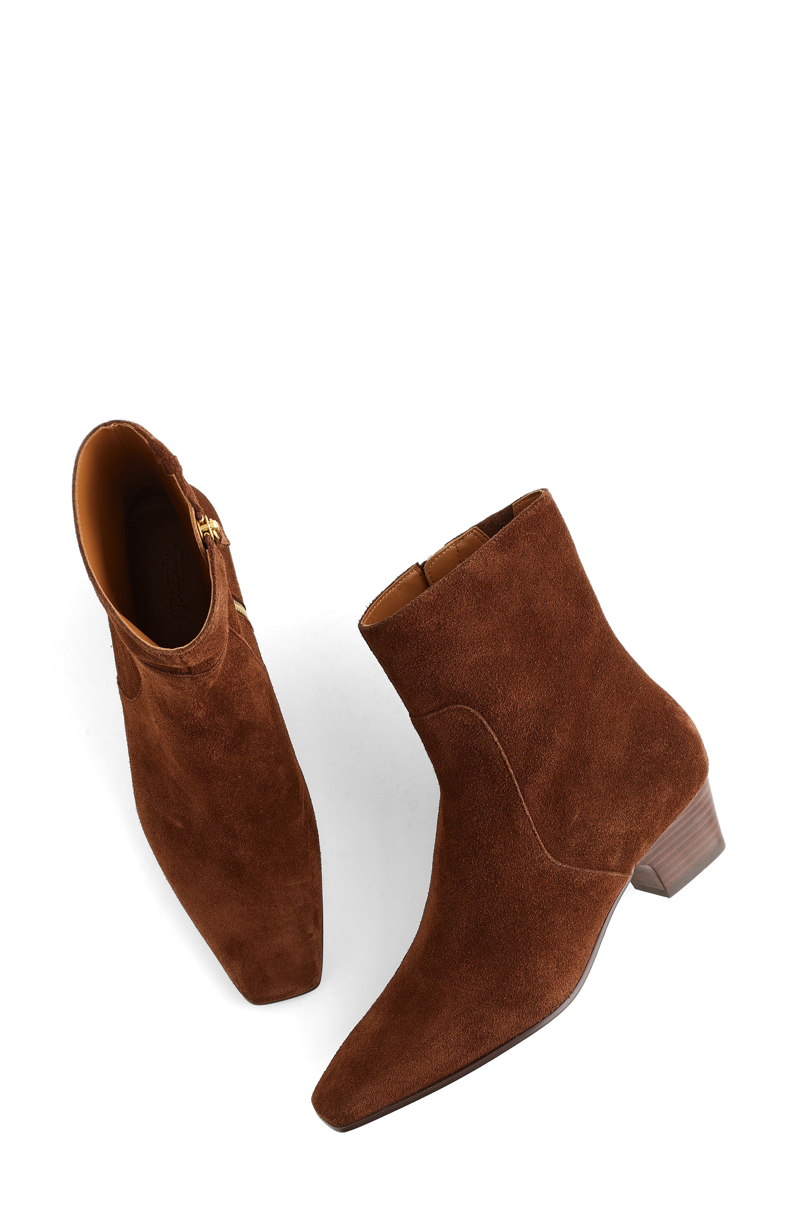 The Lexie Ankle Bootie, Alternate, color, RICH BROWN