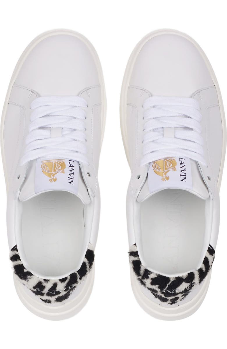 Lanvin WOMEN'S DDB0 LEATHER PLATFORM SNEAKERS, Alternate, color,