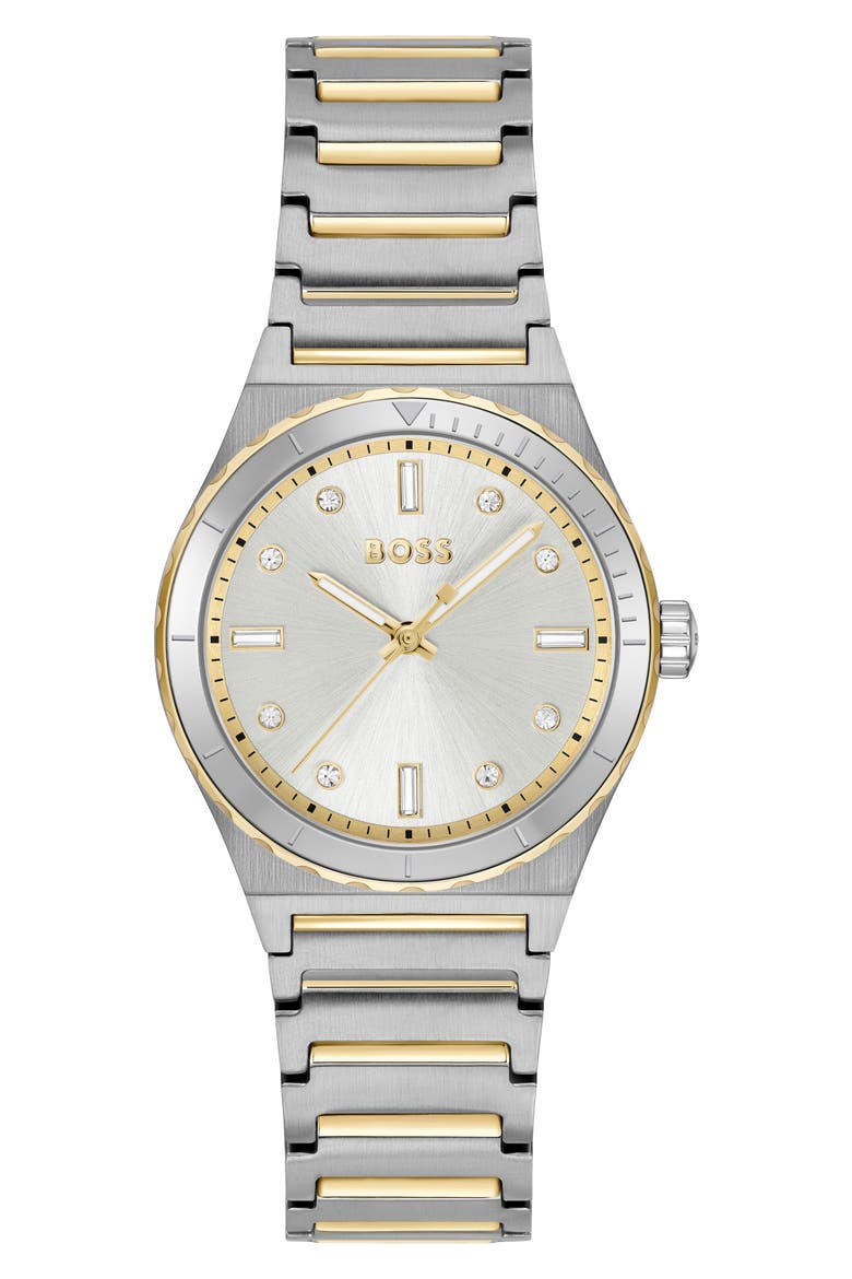 Candor Bracelet Watch, 32mm, Main, color, SILVER WHITE