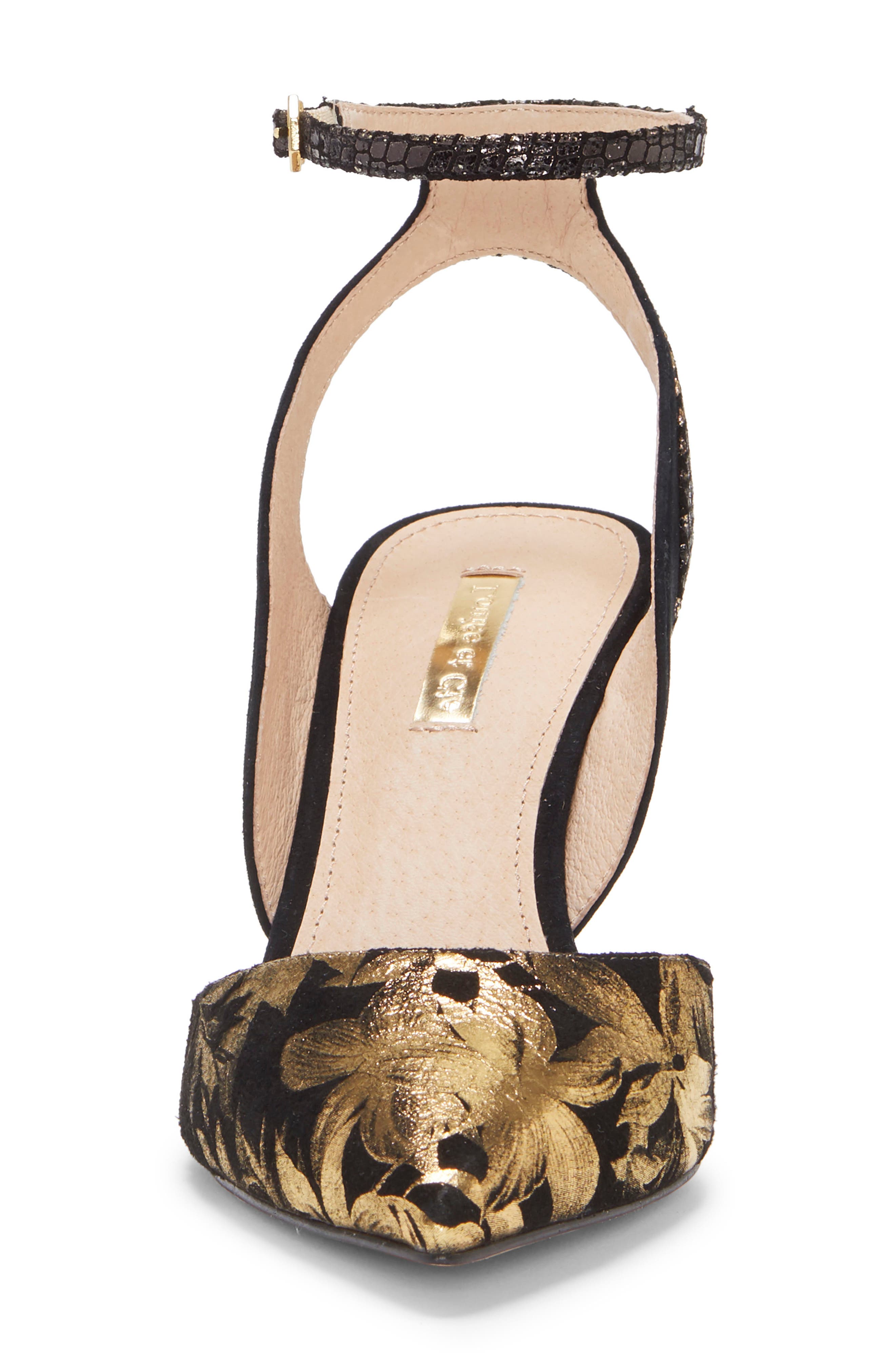 Kyrah Pump, Alternate, color, BLACK/ GOLD MULTI
