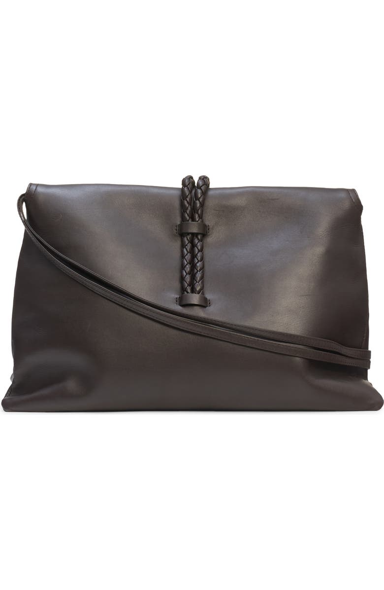 Bottega Veneta Medium Liberta Leather Shoulder Bag, Alternate, color, Fondant