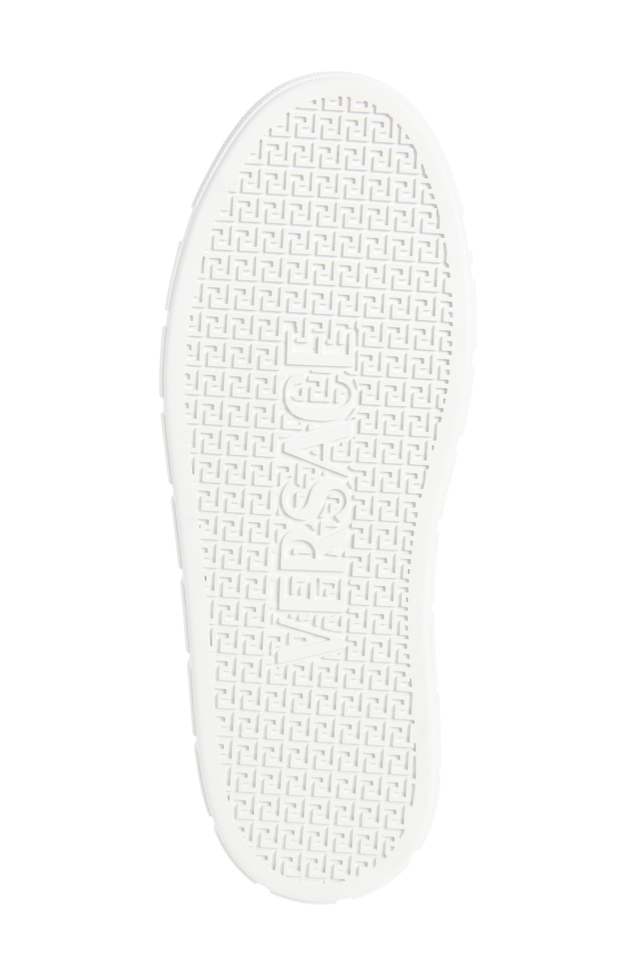 Versace Barocco Greca Jacquard Low Top Sneaker, Alternate, color, White Ocean Blue