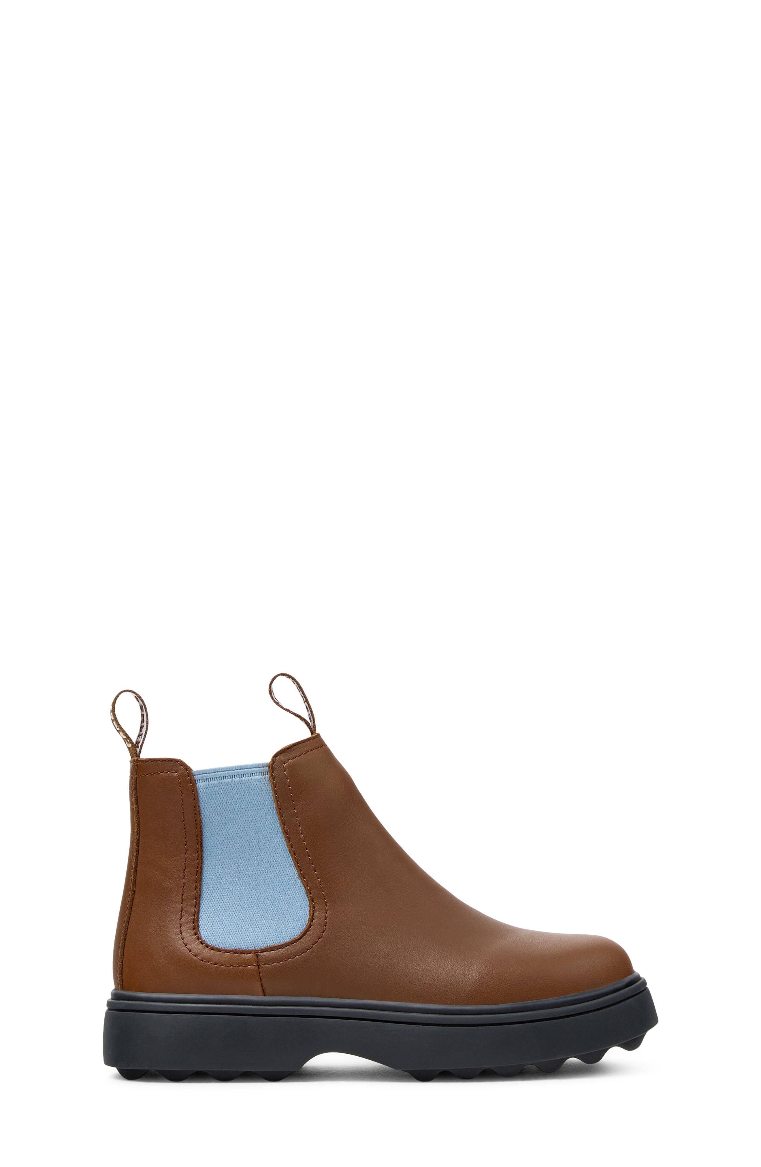 Kids' Norte Twins Leather Chelsea Boot, Alternate, color, MEDIUM BROWN
