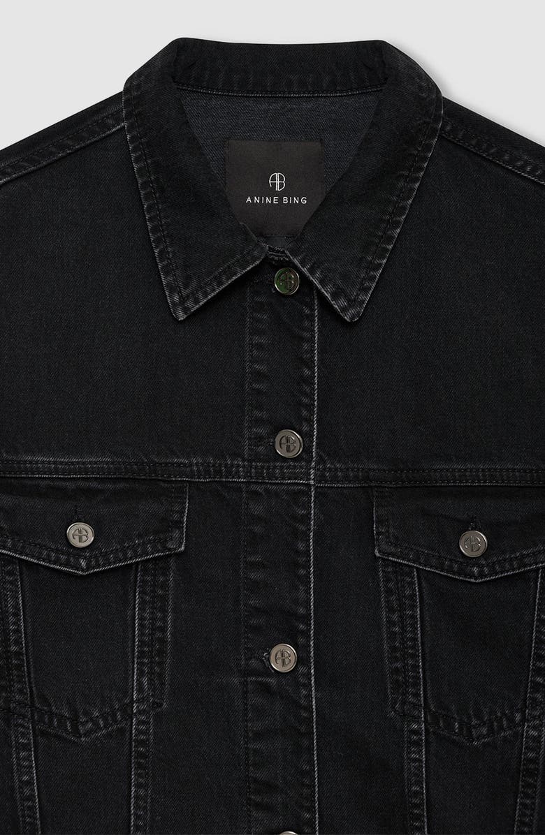 ANINE BING Quincy Jacket, Alternate, color, Vintage Black