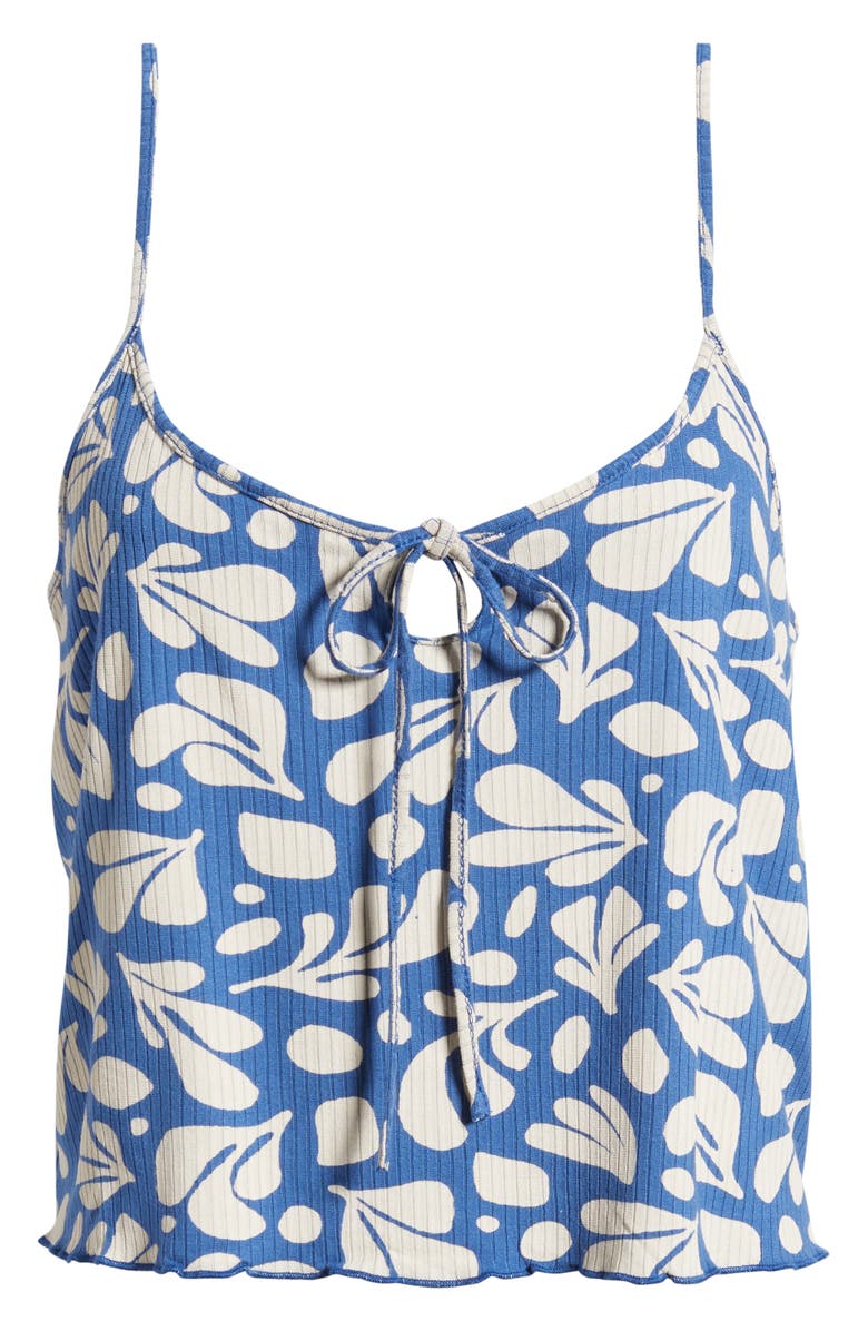 Rip Curl Surf Dreams Print Rib Camisole, Alternate, color, Blue