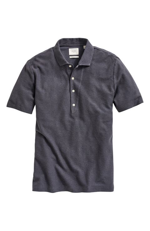 Hemp & Cotton Knit Polo