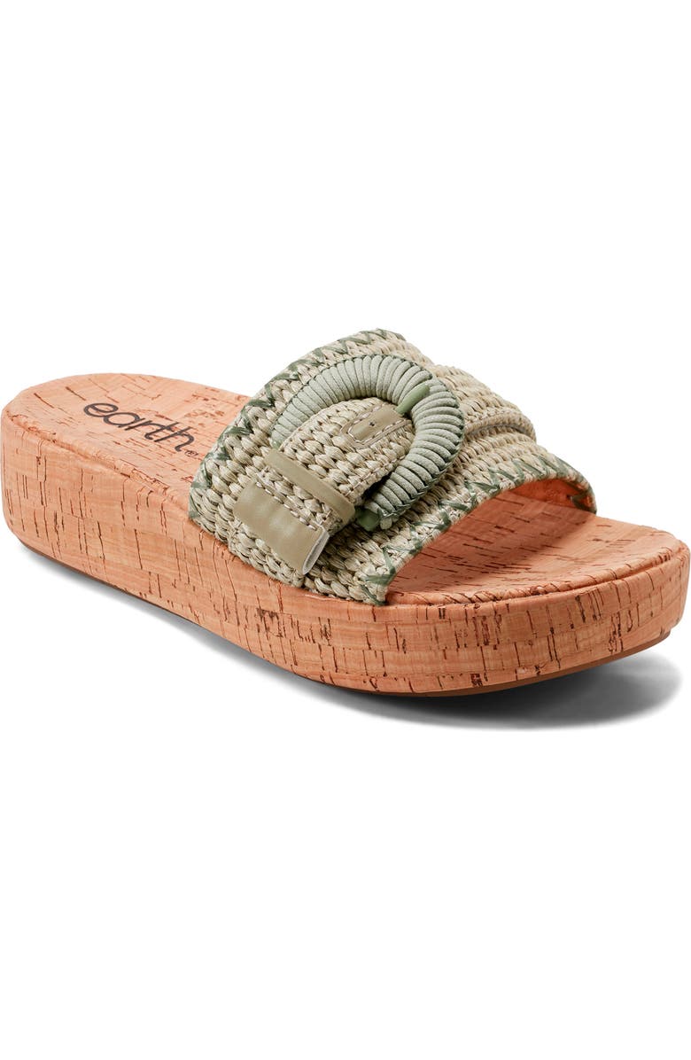 Earth<sup>®</sup> Samsy Platform Sandal, Main, color, Light Green