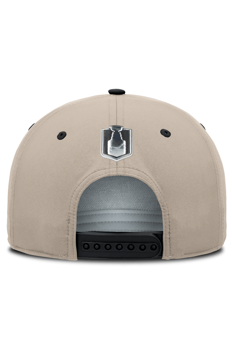 Men's Fanatics Black/Tan Boston Bruins 2026 Stanley Cup Playoffs Locker Room Adjustable Hat, Alternate, color, Black