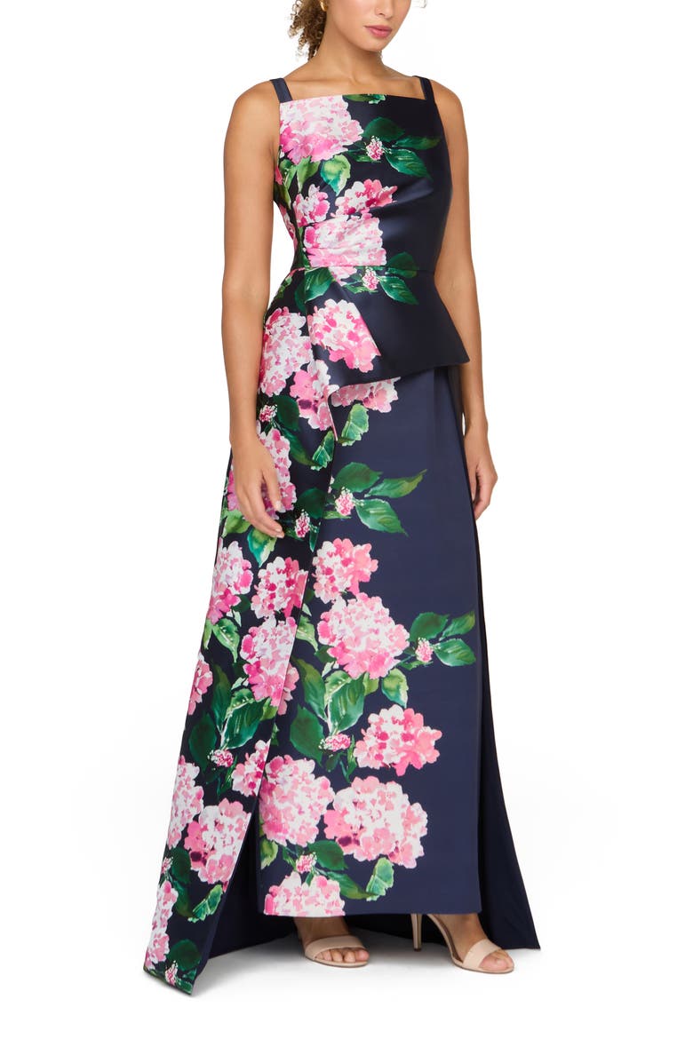 Blaire Walk-Through Gown, Alternate, color, MIDNIGHT BERRY