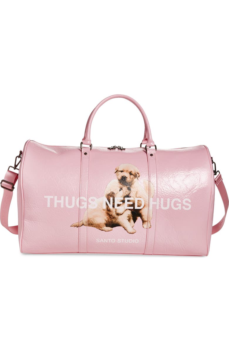 SANTO STUDIO Chiquis Pink Duffel Bag, Main, color, Pink