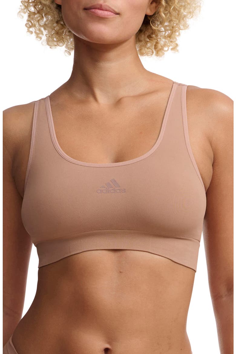 Scoop Lounge Sports Bra, Alternate, color, TOASTED ALMOND