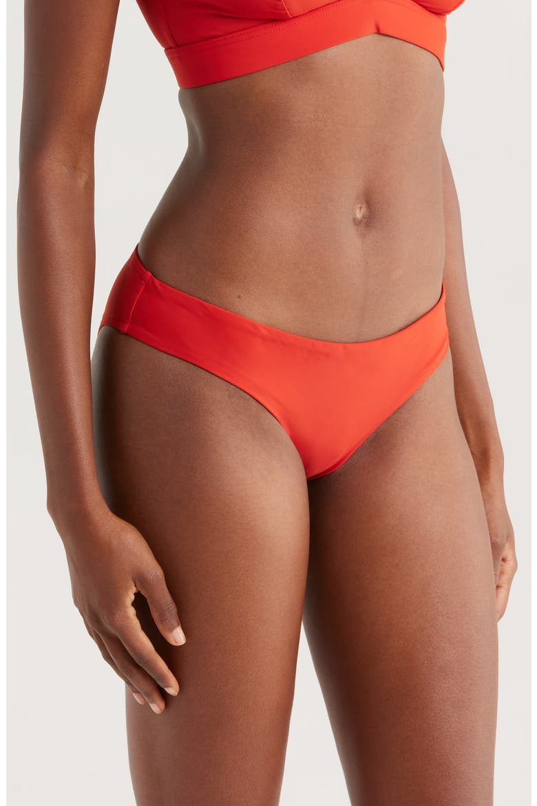 Nadia Hipster Bikini Bottoms, Alternate, color, ROSSO