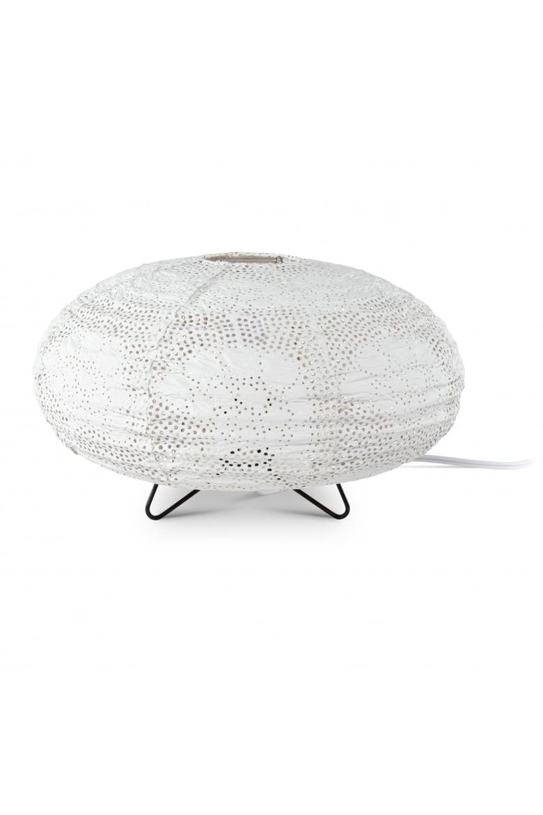Soji Stella Solace Oval Yarrow Table Lamp, Main, color, White