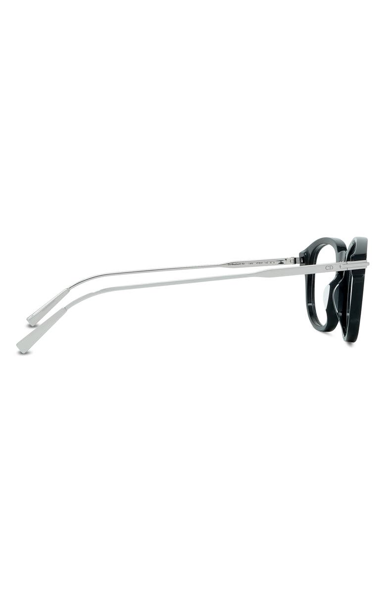 DIOR 'DiorBlackSuitO R2I 49mm Round Eyeglasses, Alternate, color, 