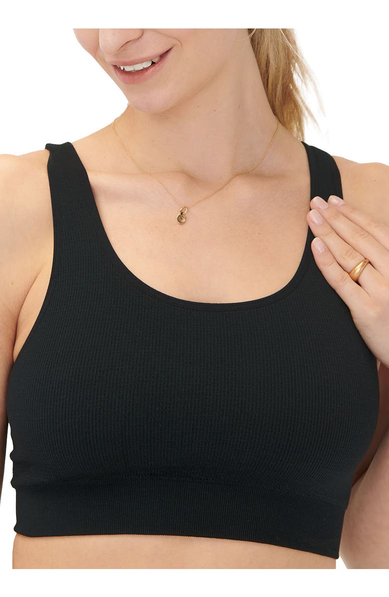 HATCH The Skin to Skin Nursing Bra, Alternate, color, Black