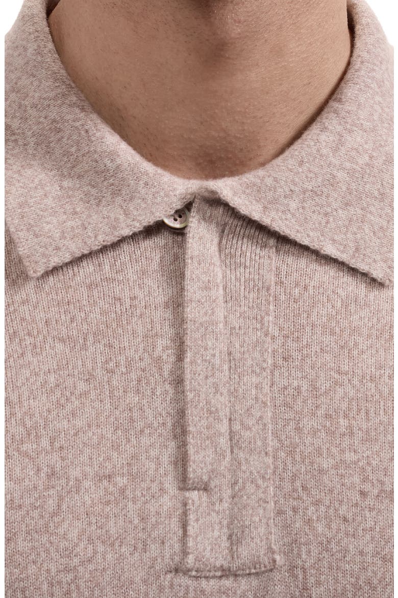 Quarter Zip Wool Polo Sweater, Alternate, color, MOSS