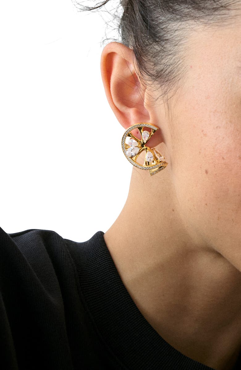 Kate Spade New York twist statement earrings, Alternate, color, 