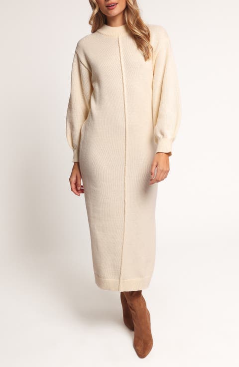 Odile Long Sleeve Maxi Sweater Dress