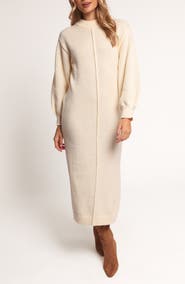 Petal & Pup Odile Long Sleeve Maxi Sweater Dress