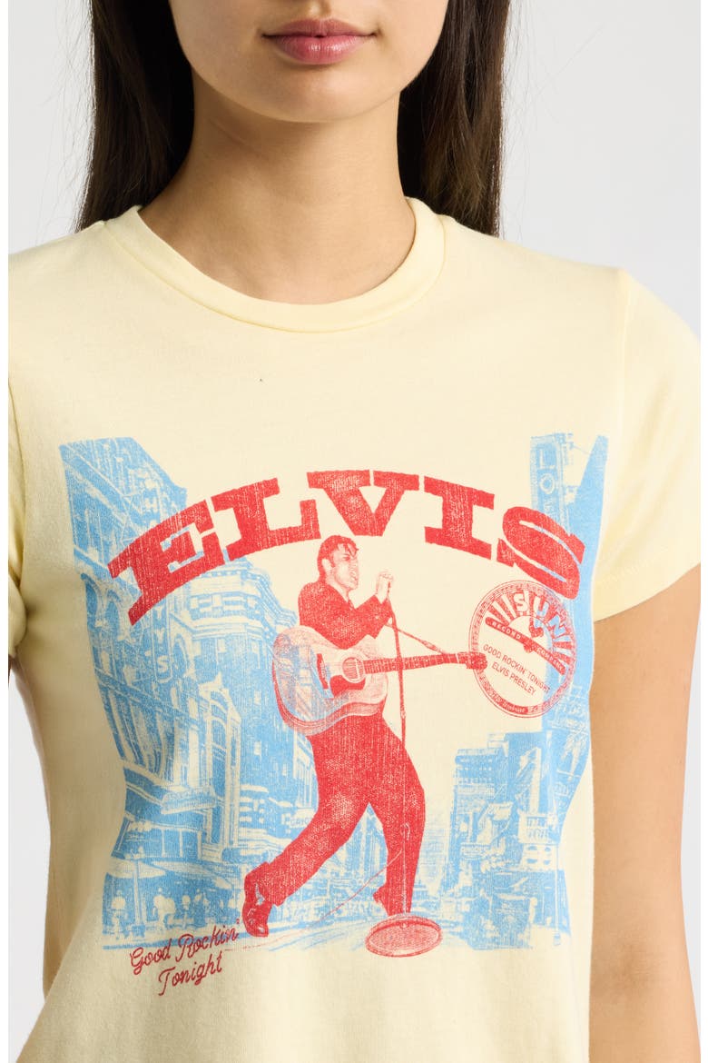 Sun Records x Elvis Graphic Tee, Alternate, color, SHEER YELLOW